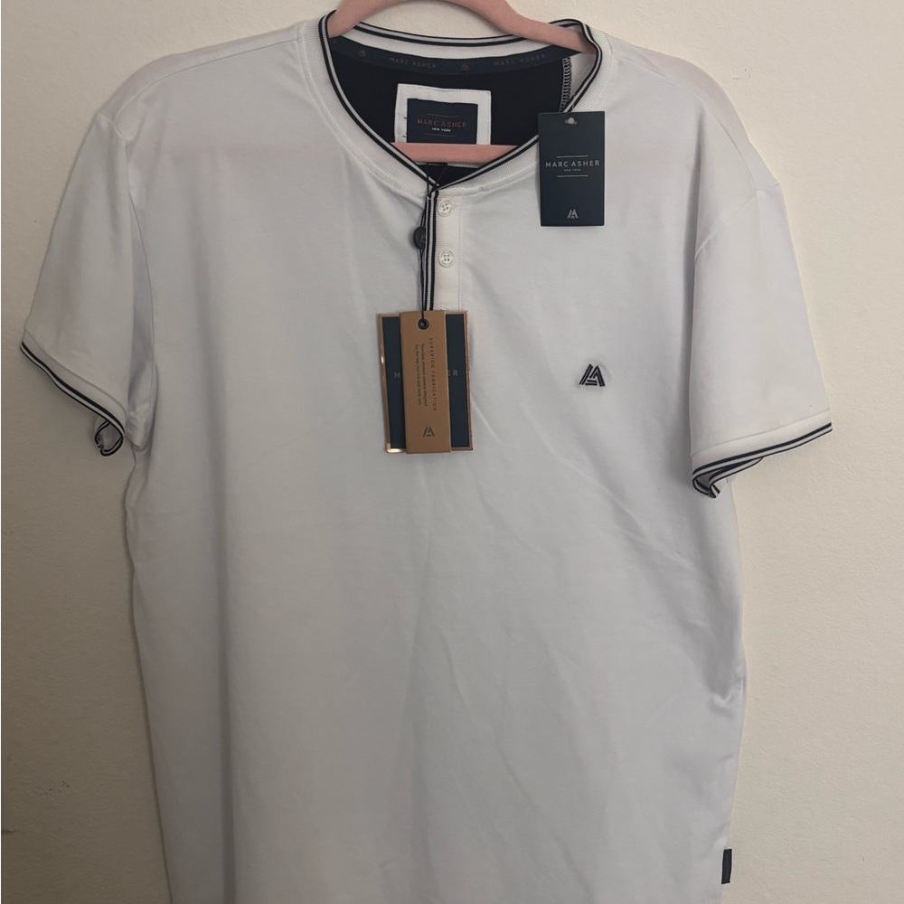 Marc Asher Classic White Short Sleeve Tee